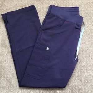 FIGS Medium Kade Scrub Pants Purple Shadow